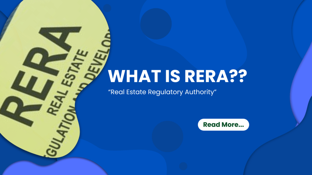 a banner with text "what is rera??"