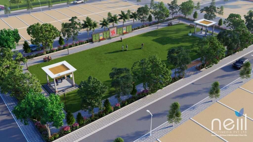 Entrance gate of Swastik Grand Township